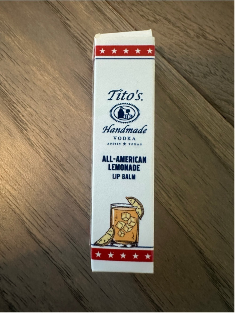 NWT Tito's Handmade Vodka All-American Lemonade Lip Balm